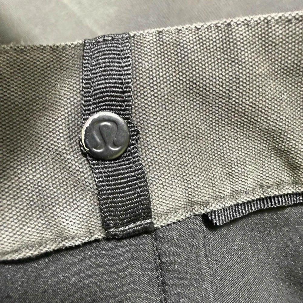 Lululemon ABC Pants Slim *Utilitech Mens 36x32 Gray Stretch Canvas Chino LM5ABOS